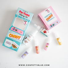 Load image into Gallery viewer, Confetti Blue - Candy Scented Perfume Making Kit
