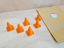 Load image into Gallery viewer, Little Explorer - Construction cones / Witches hats - pack of 6
