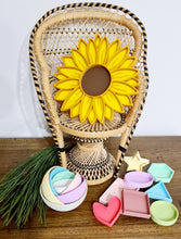 Load image into Gallery viewer, Little Explorer Eco Toys - Sunflower sensory play tray for kids
