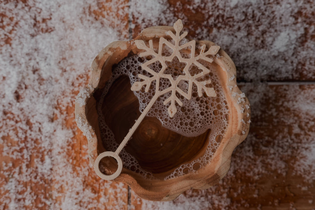Kinfolk Pantry - Snowflake Bubble Wand - Eco Sensory Toy