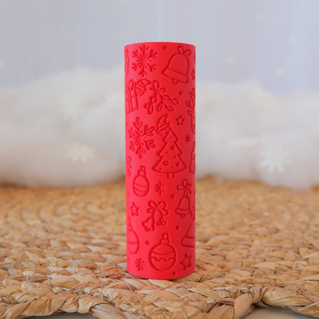 Play Sense - Eco Textured Roller | Christmas | Hide & Seek Elf