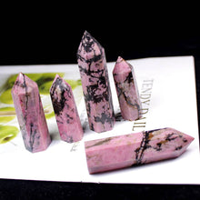 Load image into Gallery viewer, Moon Rituals - Atural Rhodonite Tower | Emotional Healing &amp; Self-Love Crystal Point
