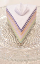 Load image into Gallery viewer, Felt So Real - Rainbow Cake Slice

