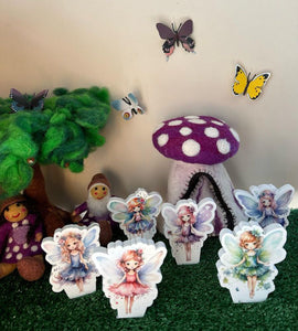 Sass and Spunk - Set of 6 Acrylic Fairies