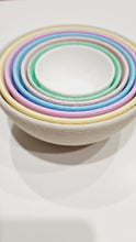 Load image into Gallery viewer, Little Explorer Eco Toys - Textured Stacking eco play bowls in pastel
