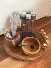 Load image into Gallery viewer, Natural Wood Gifts and Resources - Medium Potion Board with Coloured Resin (G)
