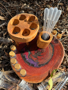 Natural Wood Gifts and Resources - Small Potion Board with Coloured Resin (C)