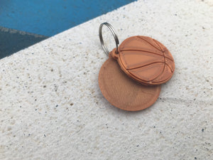 B3D - Basketball Keyring Circle Bronze