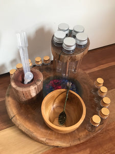 Natural Wood Gifts and Resources - Medium Potion Board with Coloured Resin (G)