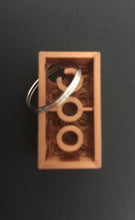 Load image into Gallery viewer, B3D - Fancy Block Keyring Bronze
