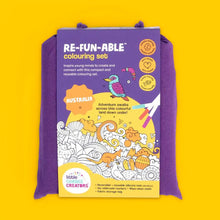 Load image into Gallery viewer, Little Change Creators - Australia | Re-Fun-Able™ Silicone Colouring Placemat
