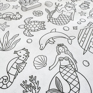 Colour Me Kids - Tidal Treasures Colouring In Tablecloth