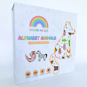 Colour Me Kids - Alphabet Animals Colouring In Tablecloth