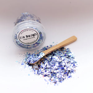 Bio DoUgh - Marine Mix Glitter 40ml-20g - Eco-Friendly, Non-Toxic Glitter for Kids