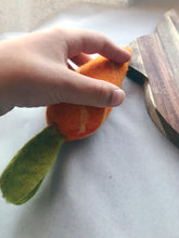 Load image into Gallery viewer, Petit Felt Treats - Felt Carrot (one)
