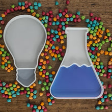 Load image into Gallery viewer, Little Explorer Eco Toys - Science Play Trays 2 pack - Beaker &amp; Glow in the dark light globe
