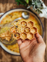 Load image into Gallery viewer, Beadie Bug Play - MINI Wooden Honeycomb Trinket Tray
