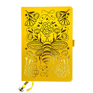 Life Of Colour - Bee A5 Art Journal (yellow) - 80 black and 80 white pages