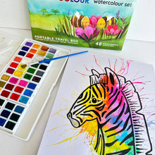 Load image into Gallery viewer, Life Of Colour - Portable Watercolour Set - 48 Vibrant Colours
