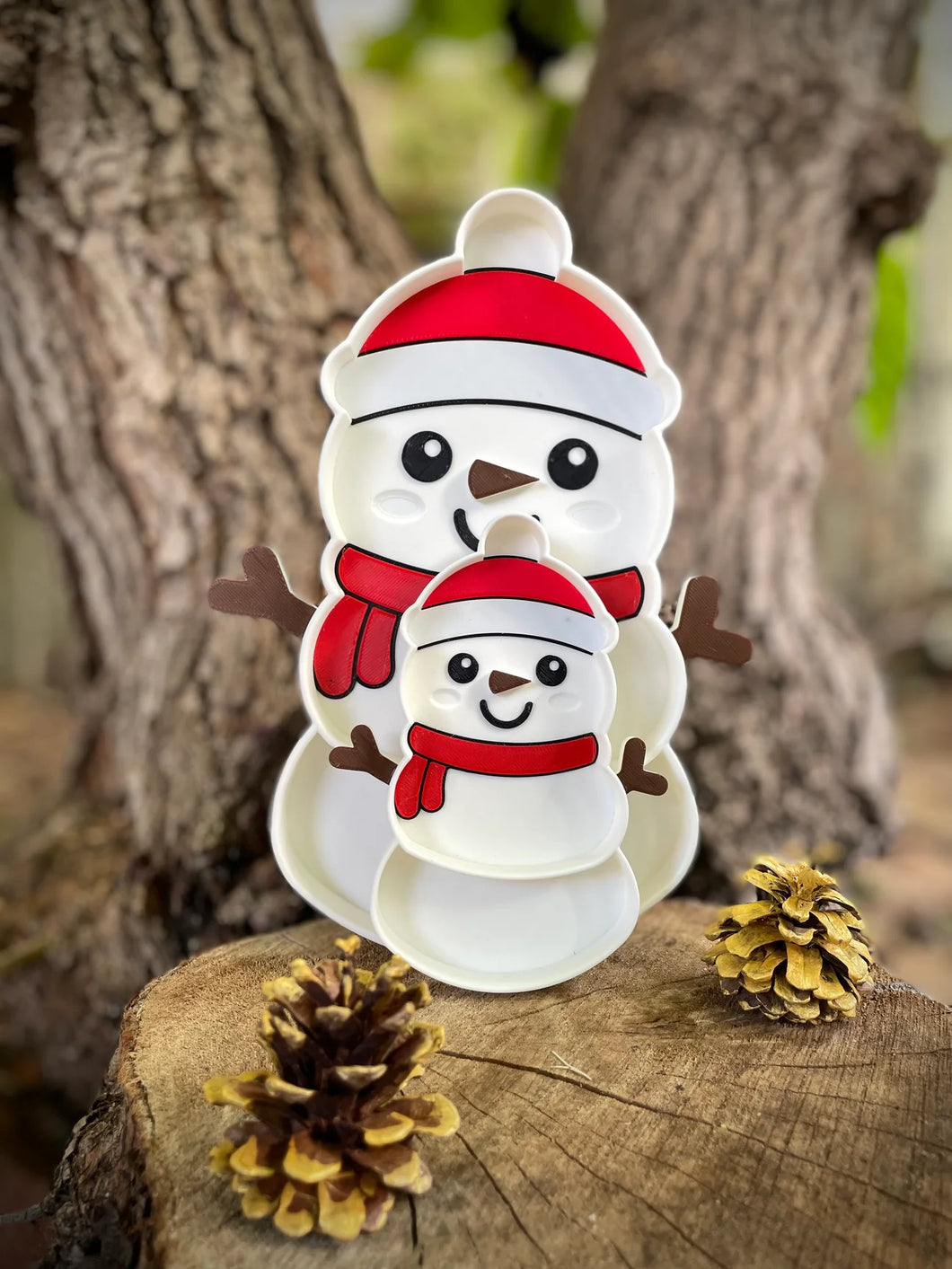 Beadie Bug Play - Snowman Bio Tray - Large