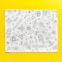 Load image into Gallery viewer, Colour Me Kids - In the Stars - Washable, Reusable Colouring-In Solo Mats - PREORDER DUE MID NOVEMBER

