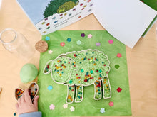 Load image into Gallery viewer, Little Explorer Eco Toys - Sheep sensory play tray for kids
