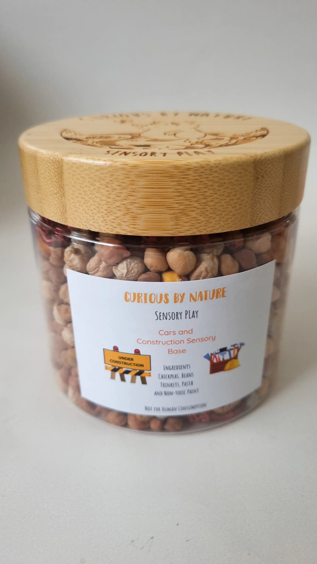 Curious By Nature Sensory Play - Cars and Construction Sensory Base