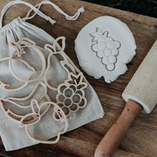 Load image into Gallery viewer, Kinfolk Pantry - Mini Fruit Playdough Eco Cutter Set

