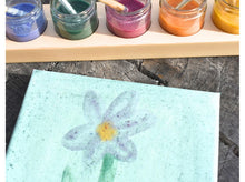 Load image into Gallery viewer, Eco Art and Craft - WOODEN PAINT POT HOLDER WITH GLASS JARS (60ML)
