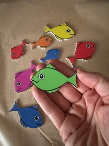 Sass and Spunk - Set of 12 Acrylic Fish