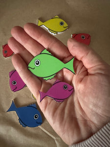 Sass and Spunk - Set of 12 Acrylic Fish