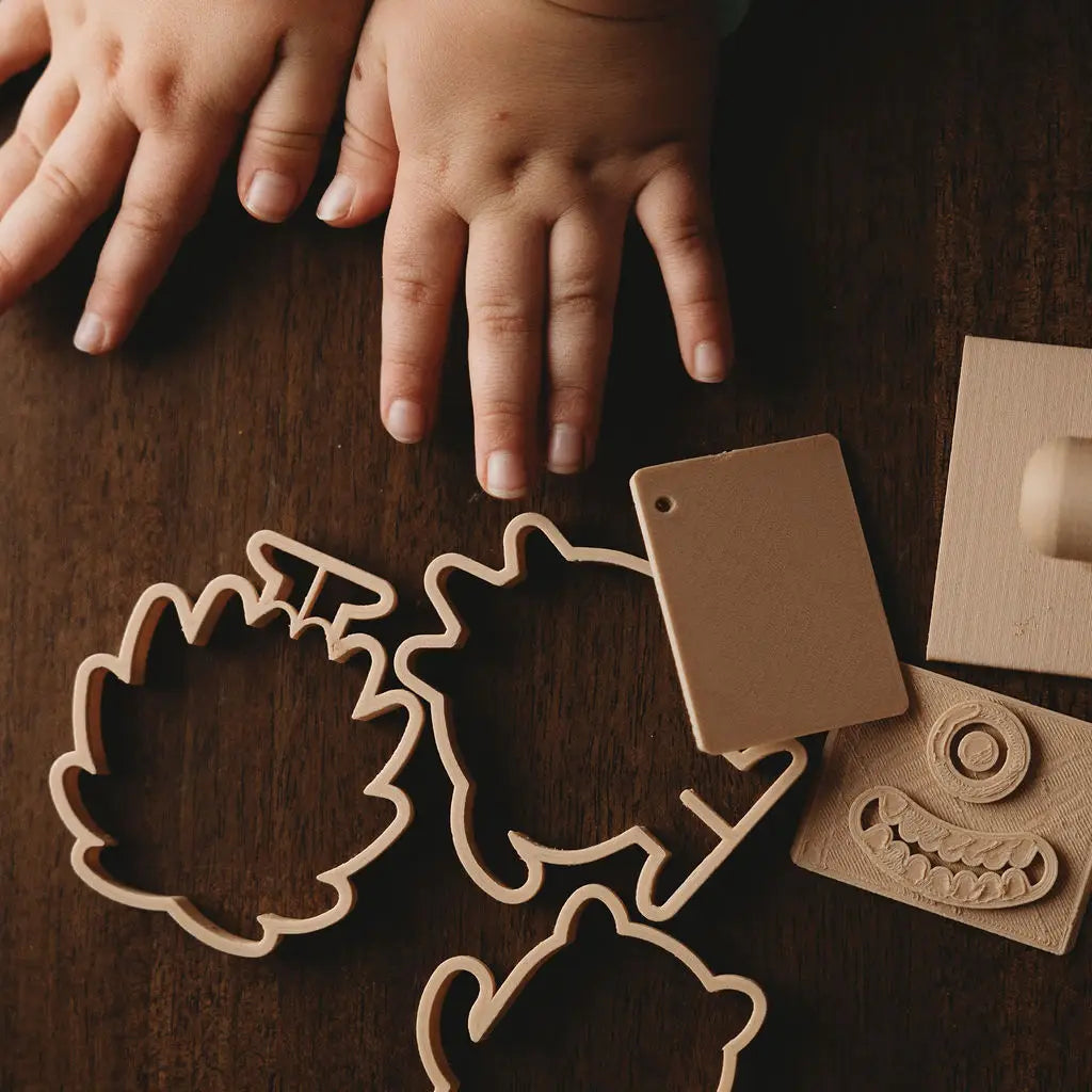 Kinfolk Pantry - Halloween Monster Playdough Eco Stamp Set