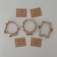 Load image into Gallery viewer, Kinfolk Pantry - Halloween Monster Playdough Eco Stamp Set
