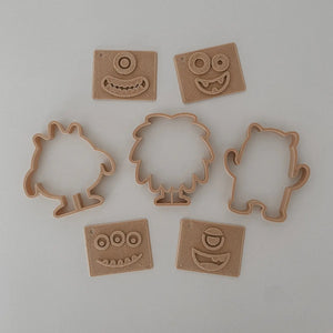 Kinfolk Pantry - Halloween Monster Playdough Eco Stamp Set