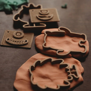 Kinfolk Pantry - Halloween Monster Playdough Eco Stamp Set