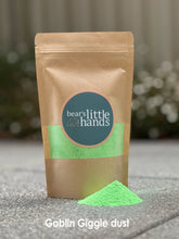 Load image into Gallery viewer, Bears Little Hands - Potion Dust 100g Bag - Goblin Giggle dust (Fluoro Green)
