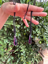 Load image into Gallery viewer, Rainbow Fluorite Necklace Pendulum - Embrace Clarity &amp; Creativity
