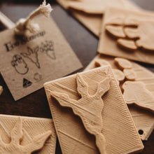 Load image into Gallery viewer, Kinfolk Pantry - Dinosaur Foot Print Stamp Set - Eco Playdough Tool (handle sold separately)
