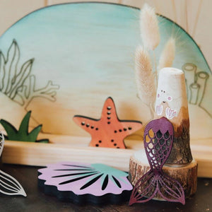 Let Them Play - Tree People Wonder Mates - Mermaid Magenta Tail