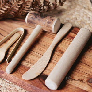 Let Them Play - Wooden Play Dough Tools Set