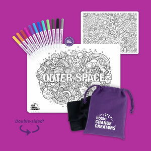 Little Change Creators - Outer Space | Re-Fun-Able™ Travel Activity + Play Mat