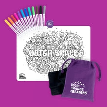 Load image into Gallery viewer, Little Change Creators - Outer Space | Re-Fun-Able™ Travel Activity + Play Mat
