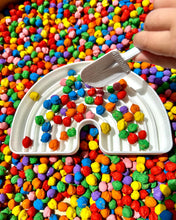 Load image into Gallery viewer, Beadie Bug Play - Mini Rainbow Bio Tray
