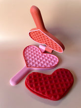 Load image into Gallery viewer, Beadie Bug Play - Eco Heart Waffle Press (Limited Edition)
