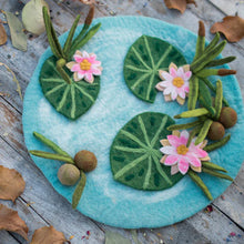 Load image into Gallery viewer, Gus + Mabel - Lily Pad Pond Felt Habitat
