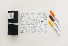 Load image into Gallery viewer, Scribble Mat - Cats &amp; Dogs Reusable Scribble Mat - The Mini
