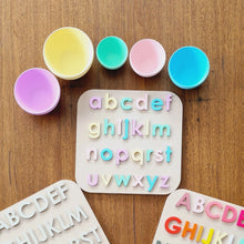 Load image into Gallery viewer, Little Explorer Eco Toys - Alphabet Eco Puzzle - Pastel Colours
