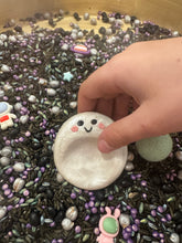 Load image into Gallery viewer, Curious By Nature Sensory Play - Melvin Moon Worry Stone
