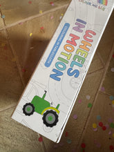 Load image into Gallery viewer, Colour Me Kids - Wheels in Motion - Washable, Reusable Colouring In Tablecloth Set - DAMAGED BOX
