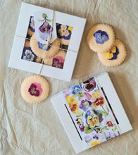 Load image into Gallery viewer, Felt So Real - Floral Shortbread Cookies 6 pieces
